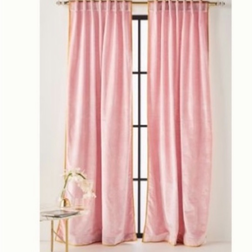 Anthropologie Velvet Curtain Panel